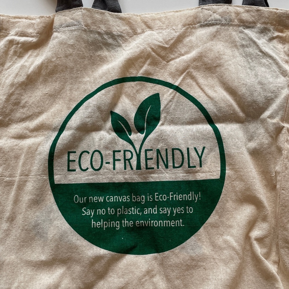 Eco Friendly Tote Bag Cotton Natural - Picture 7 of 13